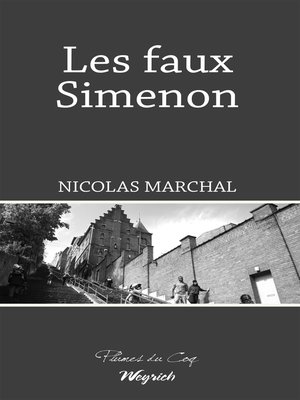 cover image of Les faux Simenon